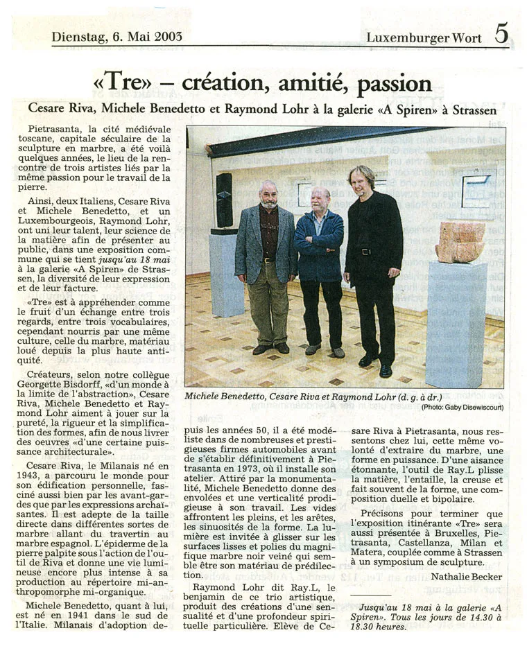 Luxemburger Wort - 06.05.2003