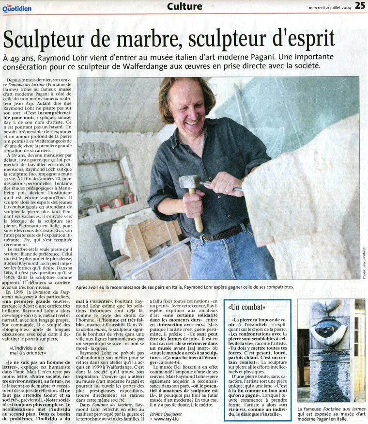 Le Quotidien - 21.07.2004