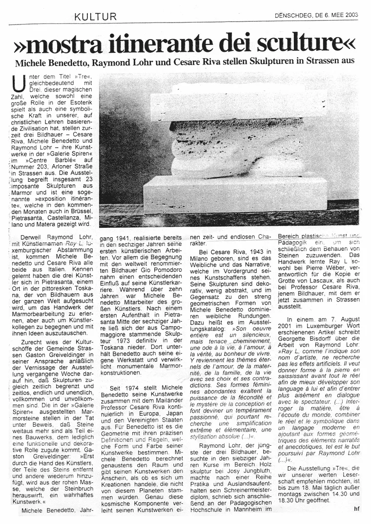 Lëtzebuerger Vollek 06.05.2003